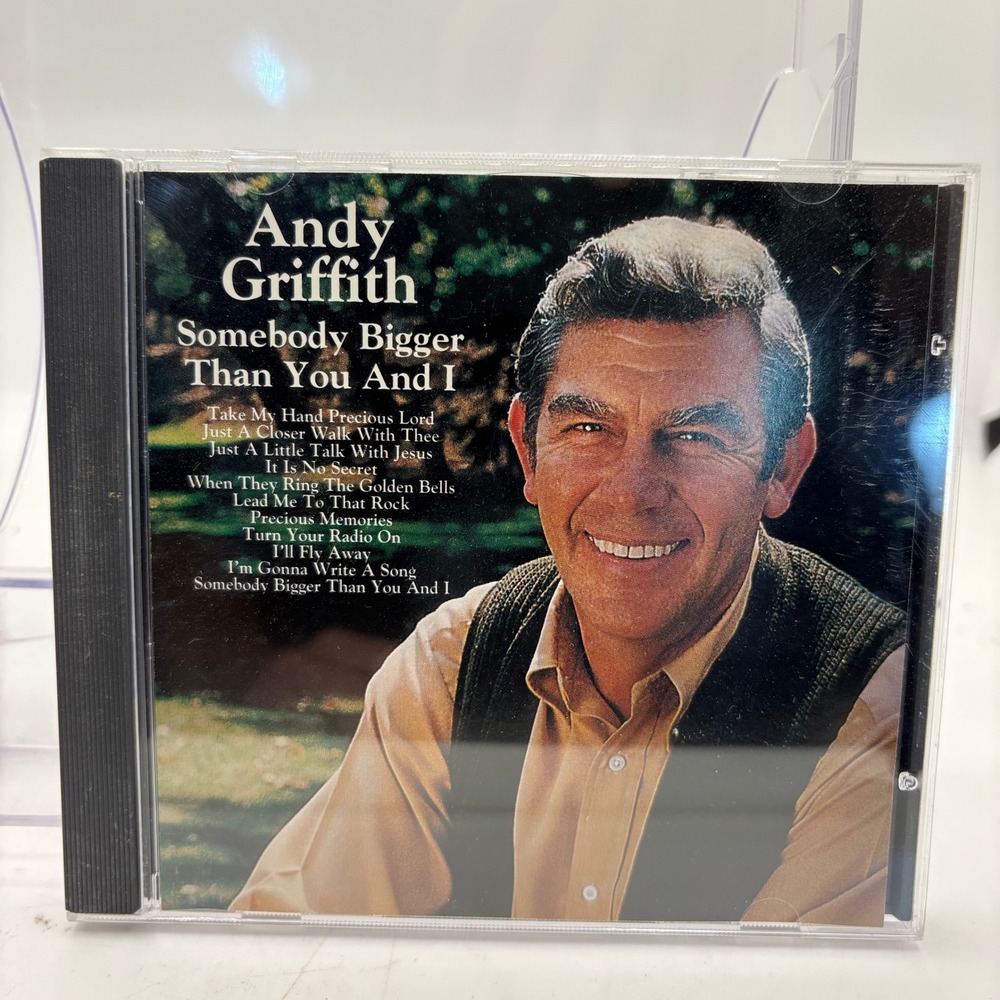 Andy Griffith Somebody Bigger Than You And I Gospel Music‎ CD Album